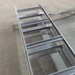 Good Ventilation Ladder Type Cable Tray High Corrosion Resistance 50mm-1000mm