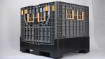 1200*1000mm Logistic Heavy Duty folded pallet box bulk Collapsible plastic