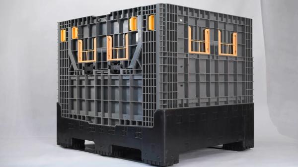 1200*1000mm Logistic Heavy Duty folded pallet box bulk Collapsible plastic