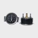 50mm Steel Case Vacuum Pressure Gauge U Clamp Mount