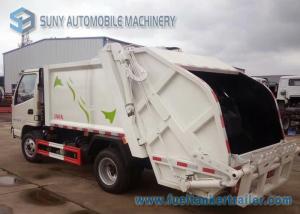 China KAMA 4*2 2 Axles Small Rear Loader Garbage Truck 3cbm--5cbm Garbage Disposal Truck factory
