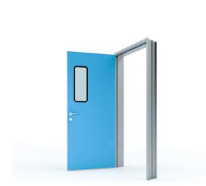 China Lab Hospital Cleanroom Aluminum Swing Doors 800x2100mm factory