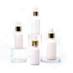 Colorful Gloosy Glass Cosmetic Serum Dropper Bottle Skincare 20ml 30ml 60ml