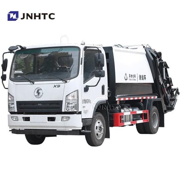 China Shacman X9 Garbage Compactor Truck 4X2 160hp 12CBM Trash Truck For Sale factory