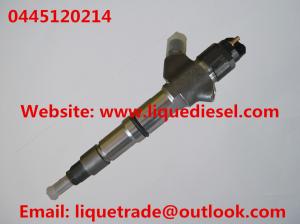 China BOSCH Genuine Common rail injector 0445120214 for weichai 612600080924 factory