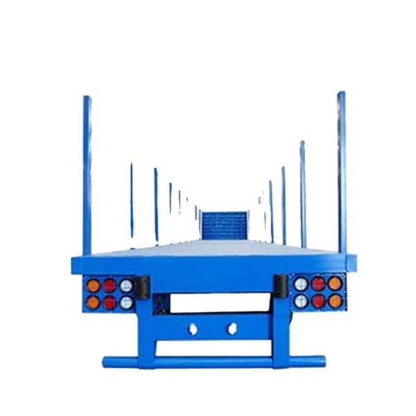 Max Payload 30-100mm Aotong 3 Axles Container Truck Trailer for Timber and Sugar