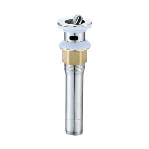 China Polished Bathroom Drain Fittings 304 Stainless Steel Pop Up Brushed Nickel Sink Stopper factory