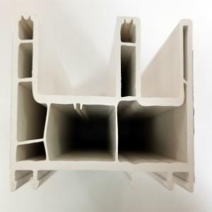 China Greenpy 88 uPVC Profiles Triple Track Door Frame factory