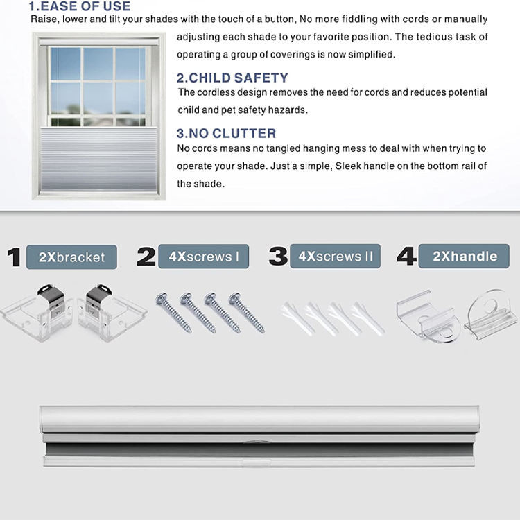 Light Filtering Day Night Honeycomb Blinds Hotel Cordless Cellular Shade