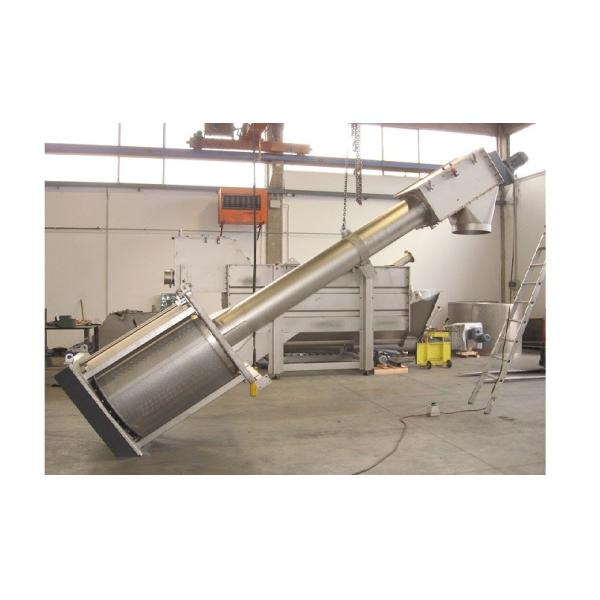 SS304 Drum Screen Filter With Inlet Screen For Wastewater Treatment Plant