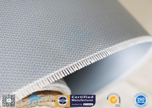 Gray Color 260℃ Alkali Free 4H Stain Weave 590g Silicone Coated Fiberglass