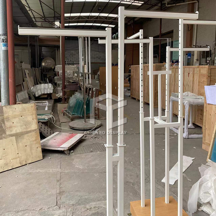 Wooden Clothing Store Display Rack Women Clothes Shop Furniture