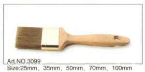 China Wooden handle pure natural bristle Chinese bristle synthetic mix paint brush No.3099 factory