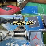 Outdoor Vinyl Rubber Pvc Pp Sports Pickleball Half Basketball Court Floor Tiles