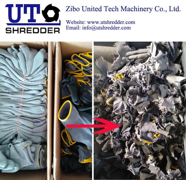 Un-qualified Products Shredder/E-waste Shredder/Texitle Waste Shredder