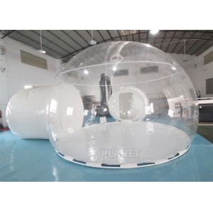 China Tunnel Inflatable Double Bubble Dome Tent With Steel Frame on sale