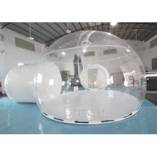 China Tunnel Inflatable Double Bubble Dome Tent With Steel Frame factory