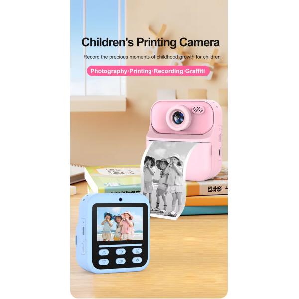 2.4inch Screen Children's Printing Camera 48 Million Pixels Thermal Printer