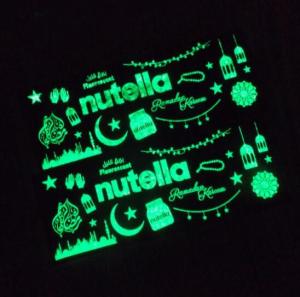 China PVC Luminous Self Adhesive Label Stickers Custom Logo With Film factory