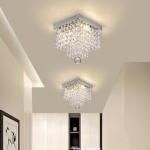 Crystal Led Ceiling Square Lamp for Corridor Ladder Entrance Chandelier(WH-CA-93