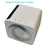 Desktop Hepa Humidifier Purifier PP+HEPA+UV Filter Low Noise 45dB/A Air Cleaner