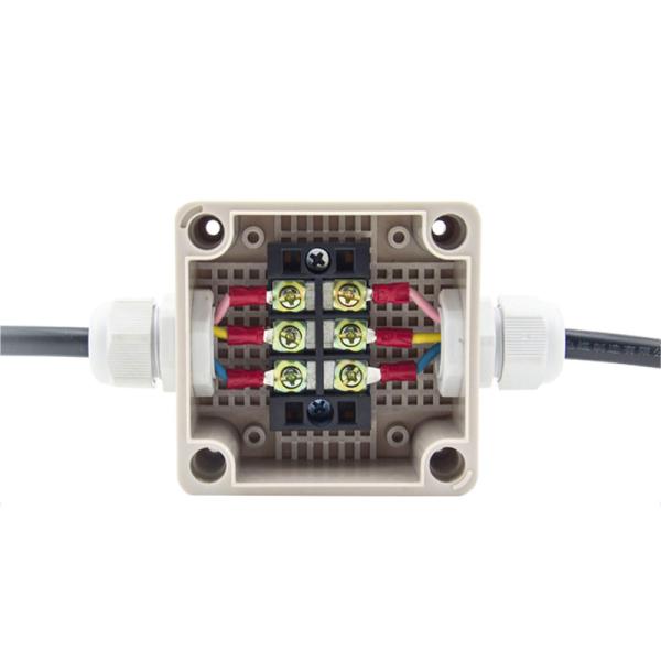 Pastic Electric Enclosure Project Junction Box 86*84*60mm with Gland Connectors