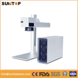 China Small fiber laser marking system for Jewelry inside and outside marking factory