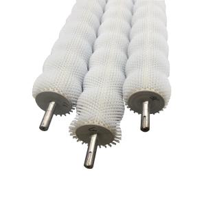 China Custom 0.3mm-0.5mm Brush Silk Nylon Roller Brush With/Without Shaft For Potato Peeling Industrial Machine factory