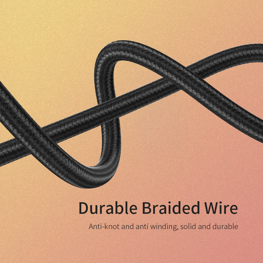 HiFi Sound Type-c To 3.5mm Male Audio Aux Cable Grey 1m For Type C Devices