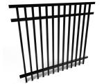 Powder Coating Iron Wrought Fence 1.2mm-2.5mm 8ft 7ft Galvanized Surface