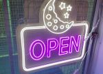 Silica Gel 10cm 12VDC Led Neon Sign EU Plug For Retail Shop
