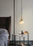 Marble Stone and Copperz Material Kitchen Island Pendant Light for Corridor