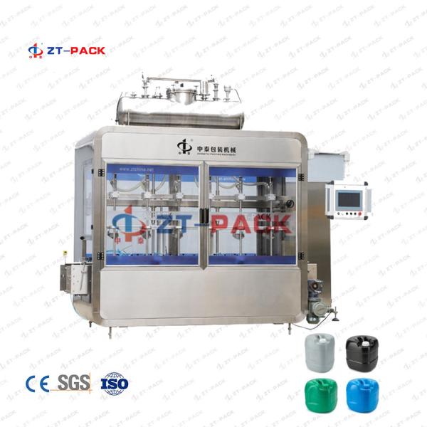 China 5-30l Drum Filling Machine 400bph Gallon Bottle Filler factory