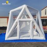 Outdoor Non Continuous Inflatable Bubble Tent House Convenience PVC White