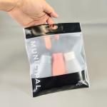 Travel Cosmetic Zipper Plastic Bag Transparent Customized