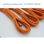 Rubber Orange Low Pressure Flexible Gas Hose BS EN16436 5/16" Inch