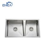 Double Bowl Handmade House Kitchen Sink Stainless Steel Kitchen Sinks With