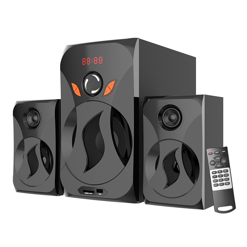 10W*2 Satellite Power 2.1 Multimedia Speaker 20Hz-20KHz For Home Theater