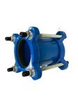 Carbon Steel Flexible Universal Dresser Coupling Blue Epoxy Coated Joints
