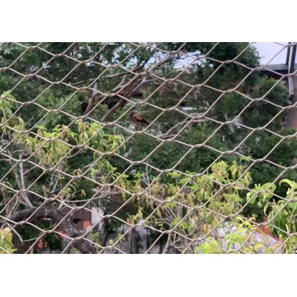 304 Stainless Steel 1.2mm Diameter 20mm Rope Mesh For Bird And Animal Net