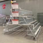 A Type Chicken 128 birds Poultry Chicken Battery Cage System Hot Dipped