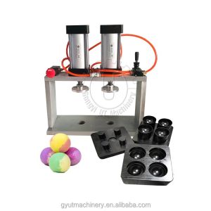 China Shampoo Bar Making Machine High Capacity Hand Made Bath Bomb Ball Fizzy Press Machine on sale