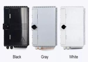 China Pole Outdoor Fiber Distribution Box, black/gray/white fiber optic distribution box factory