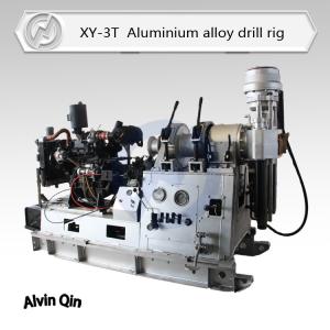 China aluminium alloy drilling rig XY-3T total weight 700kg, very light spindle type drill rig factory