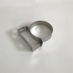 Silver Wood Burning Stove Flue Kit Adjustable Bracket SUS430 Material Grade