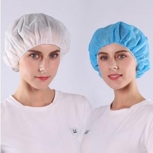 China Waterproof Anti Dust 5gsm 19 Inches Disposable Bouffant Cap factory
