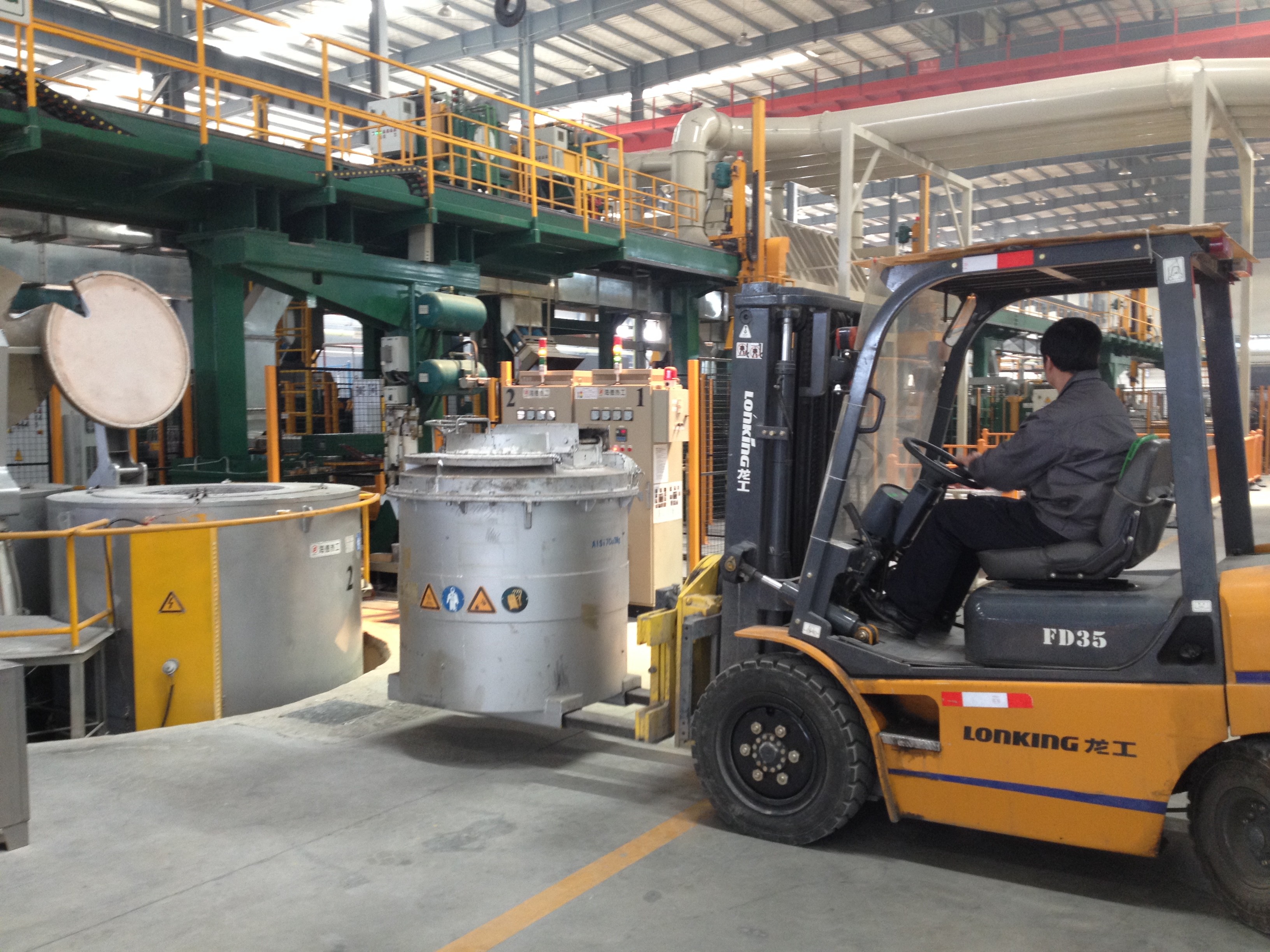 Precise Smooth Transfer Molten Aluminum Ladles Surface Temperature Rise ≤50°C