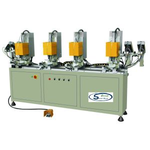 China Window Screw Tightening Machine With Four Head , PVC Window Machinery factory