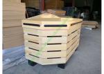 Non Toxic Store Wooden Retail Display Shelves , Vegetable Storage Rack