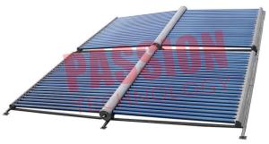 China 100 Tubes Evacuated Tube Solar Collector , Solar Water Heater Collector Panels factory